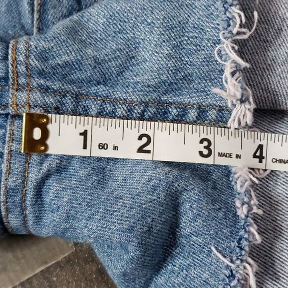 VTG 1992 Orange Tab Made in USA Light Wash 550 Cut Off Shorts, 33" waist - Picture 9 of 9